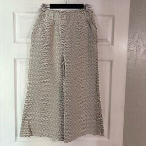 See and Be Seen Black & Cream Pants